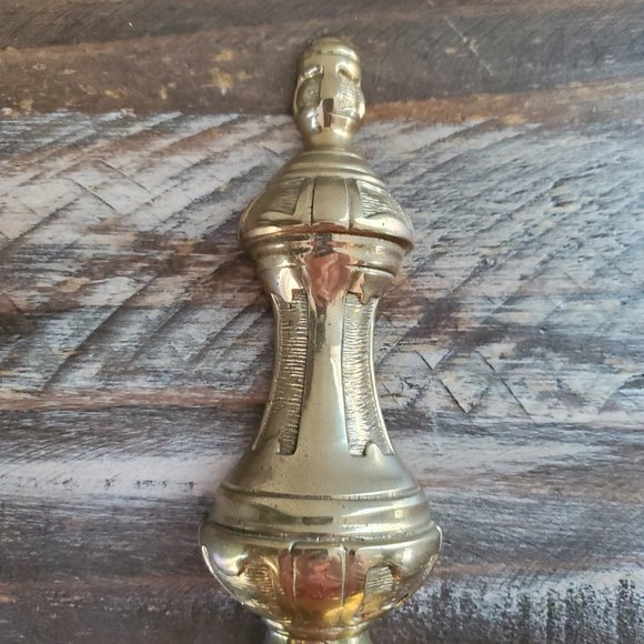 Vintage Mod Dep Brass Wall Sconce Candle Holder - Picture 2 of 15